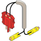 Te Entrelec - Cor-C-3 Pre WiRouge Fiche Courant- 2 Poles- Fcb Test Plug