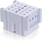 Te Entrelec - Embase tension, contact ouvert, semi-encastré/saillie, vissé latéral