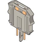 Te Entrelec - Fit-2/1-1 Fiche Tension-2 Poles- Gris- avec Bre-T-2.5