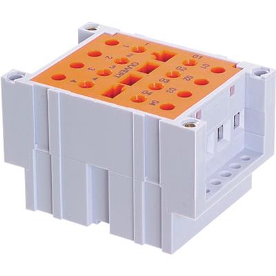 Te Entrelec - Embase déclenchement, contact ouvert, semi-encastré/saillie, vissé latéral