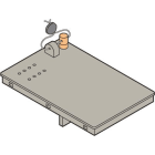 Te Entrelec - Cpc-5 Couvercle de Protection pour Embase Courant