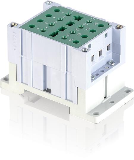 Te Entrelec - Embase avec codage pour transformateur de courant, sur rail TH35, vissé latéral