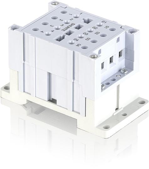 Te Entrelec - Embase pour transformateurs de tension, sur rail TH35, vissé latéral