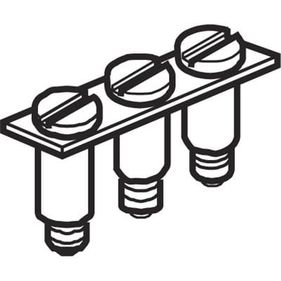 Te Entrelec - Bjm5-Dr-3-Barrettes de Jonction 3 Pôles
