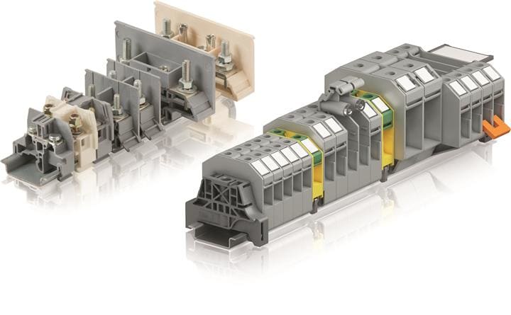 Te Entrelec - Bloc 610 Lt2 4C2 Dessus Specific Terminal Blocks