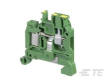 Te Entrelec - Borne 4² Vissé/ADO (auto-dénudante) au pas de 6 vert/jaune