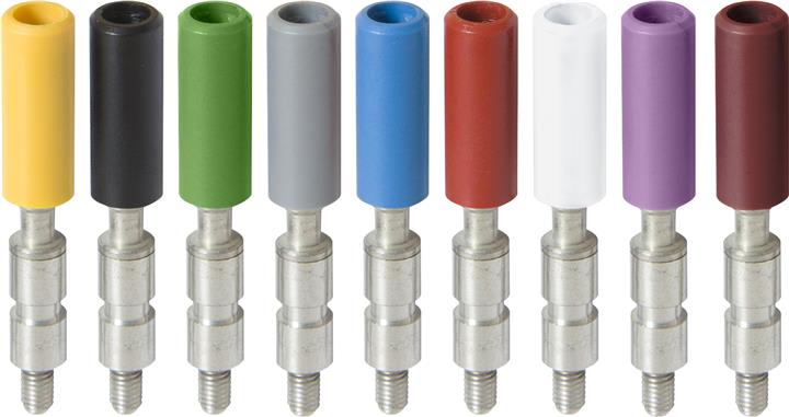 Te Entrelec - Ajs9-Pr Vis Alvéoles de Test Ø4 mm - Violet