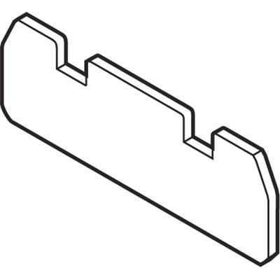 Te Entrelec - Fed10S1-Butée-Gris-Pas 2mm