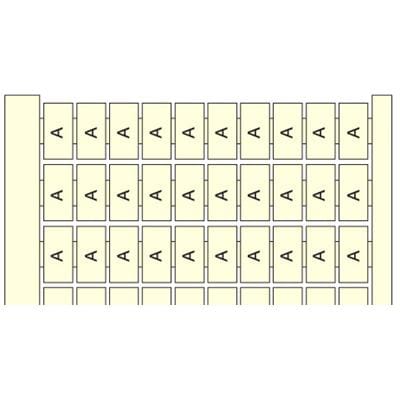 Te Entrelec - RC510 Carte Pré-Marquée P (X100) Vertic Blanc