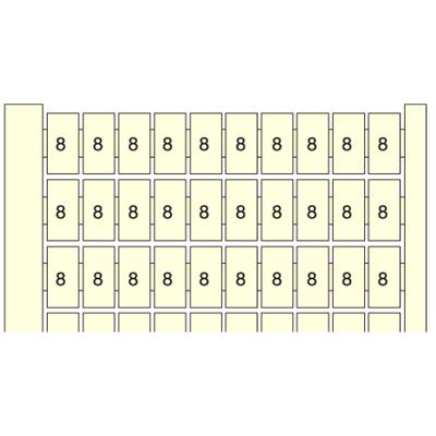 Te Entrelec - RC510 Carte Pré-Marquée 1 (X100) Horiz Blanc