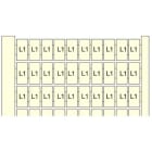Te Entrelec - RC65 Carte Pré-Marquée L1 (X100) Horiz Blanc