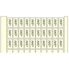 Te Entrelec - RC610 Carte Pré-Marquée -24V (X100) Vertic Blanc