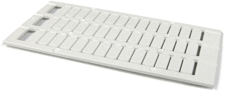 Te Entrelec - RC610 Carte Pré-Marquée 21->40 Alterné Horiz Blanc