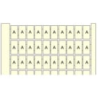 Te Entrelec - RC610 Carte Pré-Marquée K (X100) Horiz Blanc