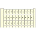 Te Entrelec - RC610 Carte Pré-Marquée G (X100) Vertic Blanc