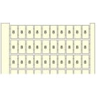 Te Entrelec - RC610 Carte Pré-Marquée 0 (X100) Horiz Blanc