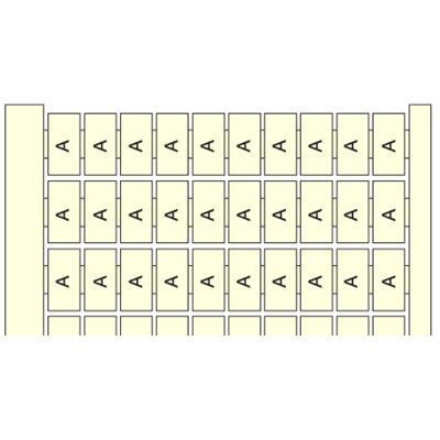 Te Entrelec - RC610 Carte Pré-Marquée W (X100) Vertic Blanc