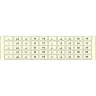 Te Entrelec - Rcal85 Carte Pré-Marquée 21->30 (X10) Horiz Blanc