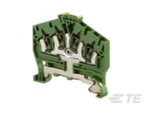 Te Entrelec - D2.5/5.I.P.4L Borne ressort Protection Incliné Vert/Jaune