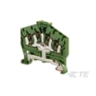 Te Entrelec - D2.5/5.I.P.4L Borne ressort Protection Incliné Vert/Jaune