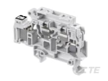 Te Entrelec - D4/8.Sf.I.Ado2 Borne vissé-Ado Porte Fusible Gris Lumière