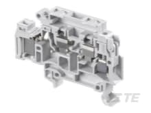 Te Entrelec - D4/8.Sf.I.Ado Borne vissé-Ado Porte Fusible Gris Lumière