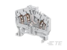 Te Entrelec - D2.5/5.I.3L Borne ressort-Liaison-Jaune,2.5mm², Pas 5mm