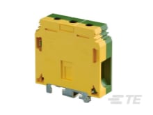 Te Entrelec - Bloc de jonction vissé Terre, Vert/Jaune, 70²/22.P