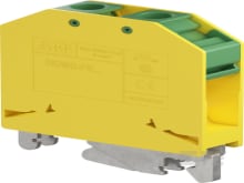 Te Entrelec - Rgw6-Pe-V0 Ring Lug Terminal Block-Ground-Green Yellow