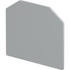 Te Entrelec - E-Rgw6 Flasque d'extrémité - Gris