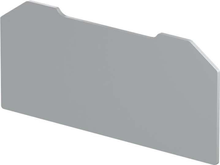 Te Entrelec - E-Rgw6-St Flasque d'extrémité - Gris