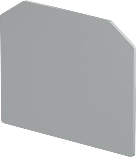 Te Entrelec - E-Rgw25 E-Rgw25 Flasque d'extrémité - Gris