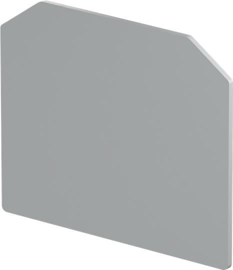 Te Entrelec - E-Rgw25 E-Rgw25 Flasque d'extrémité - Gris