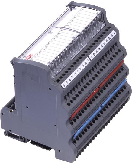 Te Entrelec - Interface Bi, Tri Ou Quadrifilaire LED et Fusible 20 Poles