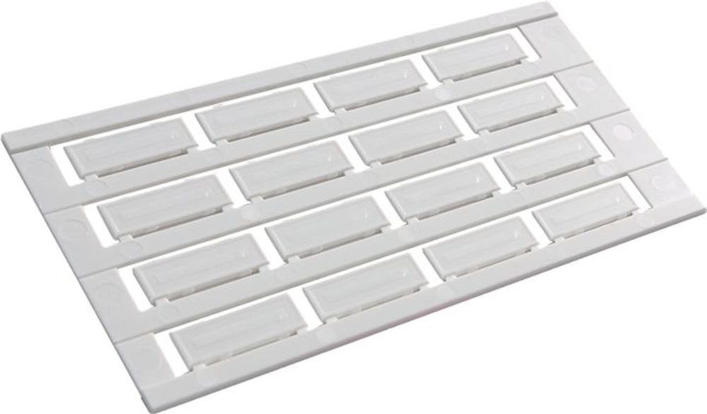 Te Entrelec - Etiquette adhésive pour apparaillage 7 x 20 mm (blanc) en PVC