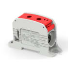 Te Entrelec - Bloc de jonction de puissance compact unipolaire, section 95 mm², rouge