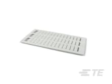 Te Entrelec - Repères de bornes Entrelec SNK 5 x 12 mm (jaune) en polycarbonate