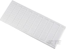 Te Entrelec - Carte 100 repères pour SNK 5,2mm, polyamide , pré-marquée D (X100) Horiz