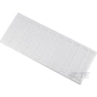 Te Entrelec - Carte 100 repères pour SNK 5,2mm, polyamide , pré-marquée U (X100) Horiz