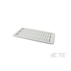 Te Entrelec - Repères de bornes Entrelec SNK 6 x 12 mm (jaune) en polycarbonate