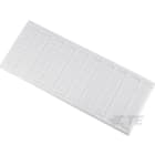 Te Entrelec - Carte 100 repères pour SNK 6mm, polyamide , pré-marquée W1 (X100) Vertical