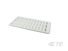 Te Entrelec - Repères de bornes Entrelec SNK 8 x 12 mm (jaune) en polycarbonate