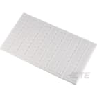 Te Entrelec - Carte 100 repères pour SNK 8mm et +, polyamide , pré-marquée P (X100) Horiz