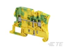 Te Entrelec - Bloc de jonction SNK Vissé 4² vert/jaune, profil aligné avec ZS4-SF et ZS4-S-R1