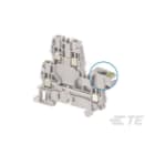 Te Entrelec - Bloc de jonction SNK Vissé 6², 2 étages vert/jaune