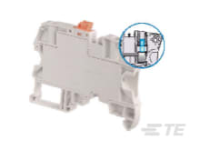 Te Entrelec - Bloc de jonction SNK Vissé 4² sectionnable à couteau (alvéoles diam. 2)