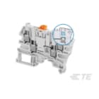 Te Entrelec - Bloc de jonction SNK Vissé 6² sectionnable, 4 connexions, alvéoles de test