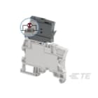 Te Entrelec - Bloc de jonction SNK Vissé 4² sectionnable fusible 5 x 20 (T. fusion 115-250V)