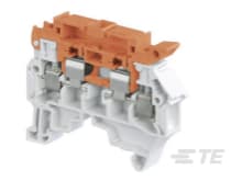 Te Entrelec - Bloc de jonction SNK Vissé 4² sectionnable à levier (préhenseur orange)