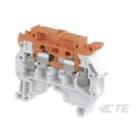 Te Entrelec - Bloc de jonction SNK Vissé 4² sectionnable à levier (préhenseur orange)